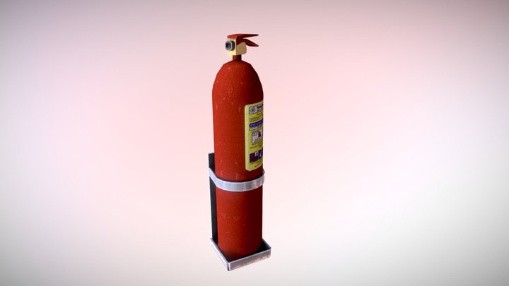 Fire extinguisher 3D Model