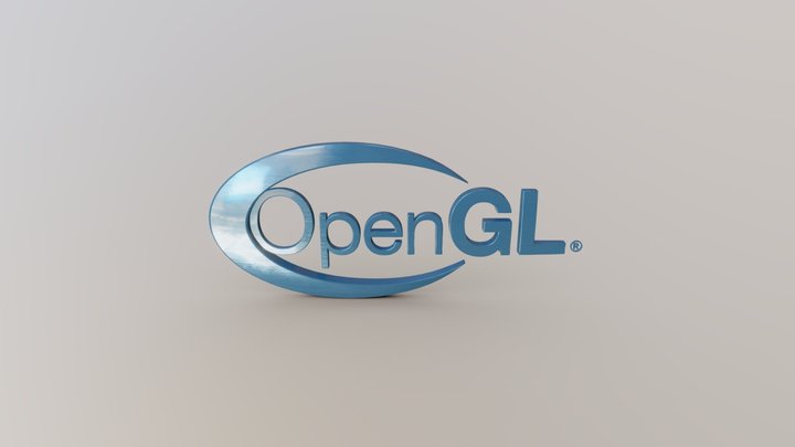 OpenGL Logo 3D Model