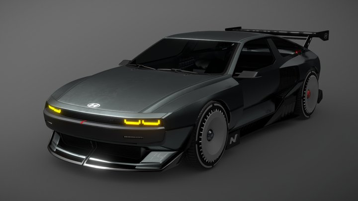 HYUNDAI CAR N74 (N Vision74) 3D Model