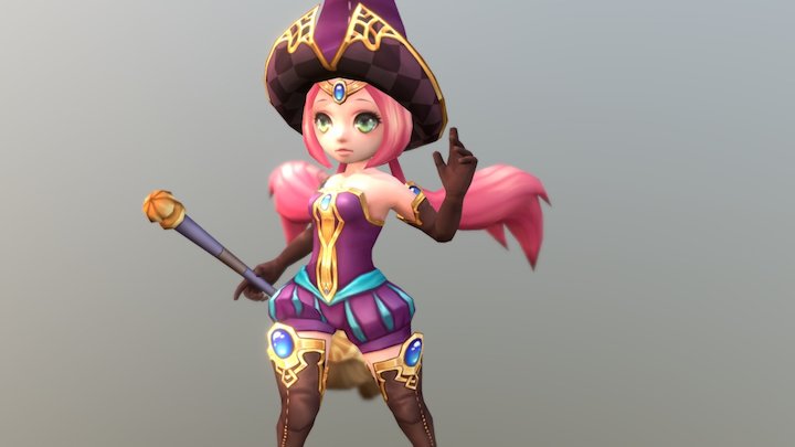 magical girl 3D Model