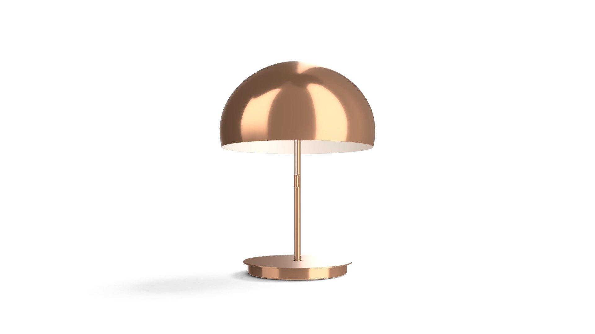 Collet Table Lamp, Copper