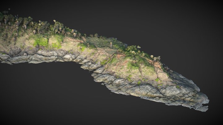 Rock, reef, promontory, cape, foreland – Gratis 3D-model STL