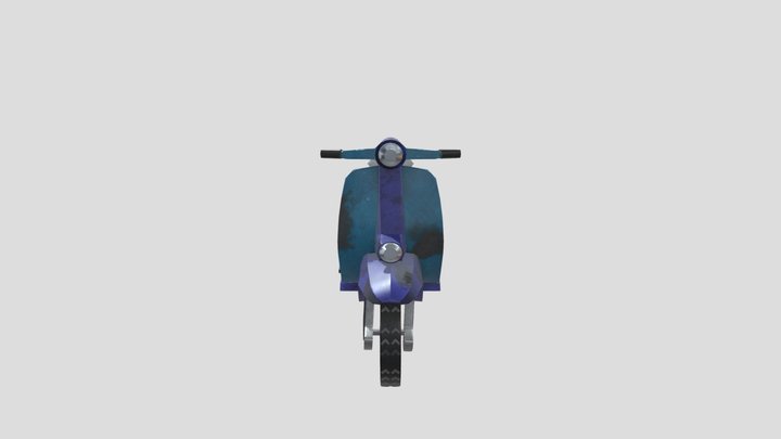 Moto Vespa 200 3D Model