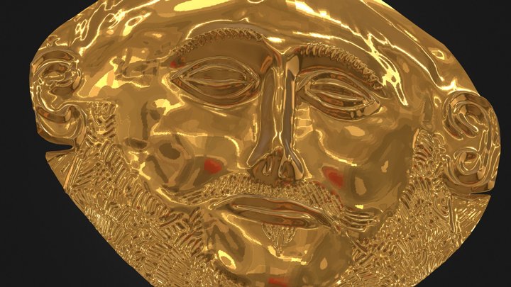 Ana Mara, Máscara De Agamenon 3D Model