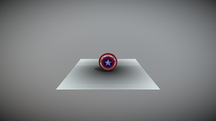 shield captain america 3D Model