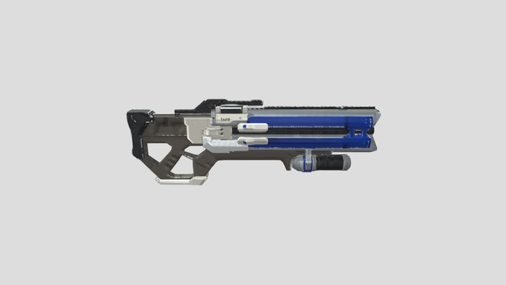Soldier 76's Heavy Pulse Rifle. 3D Model