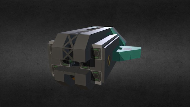 Boxxy Mining Drone 3D Model