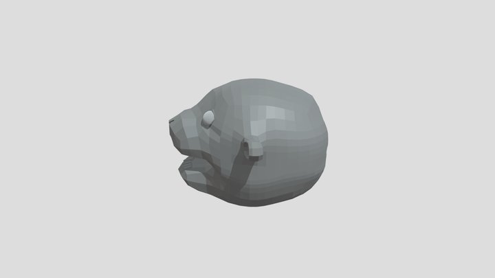 Moodeng 3D Model