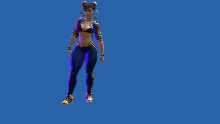 Chun Li - Idle 3D Model