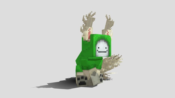 Dream Minecraft Pet - [ ModelEngine Ready ] 3D Model