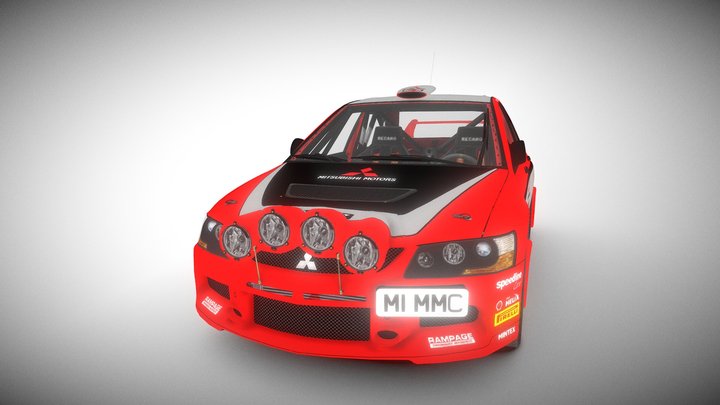 2007 Mitsubishi Lancer Evolution IX – Free 3D Model STL