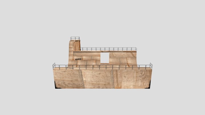 halfpipe 3D Model