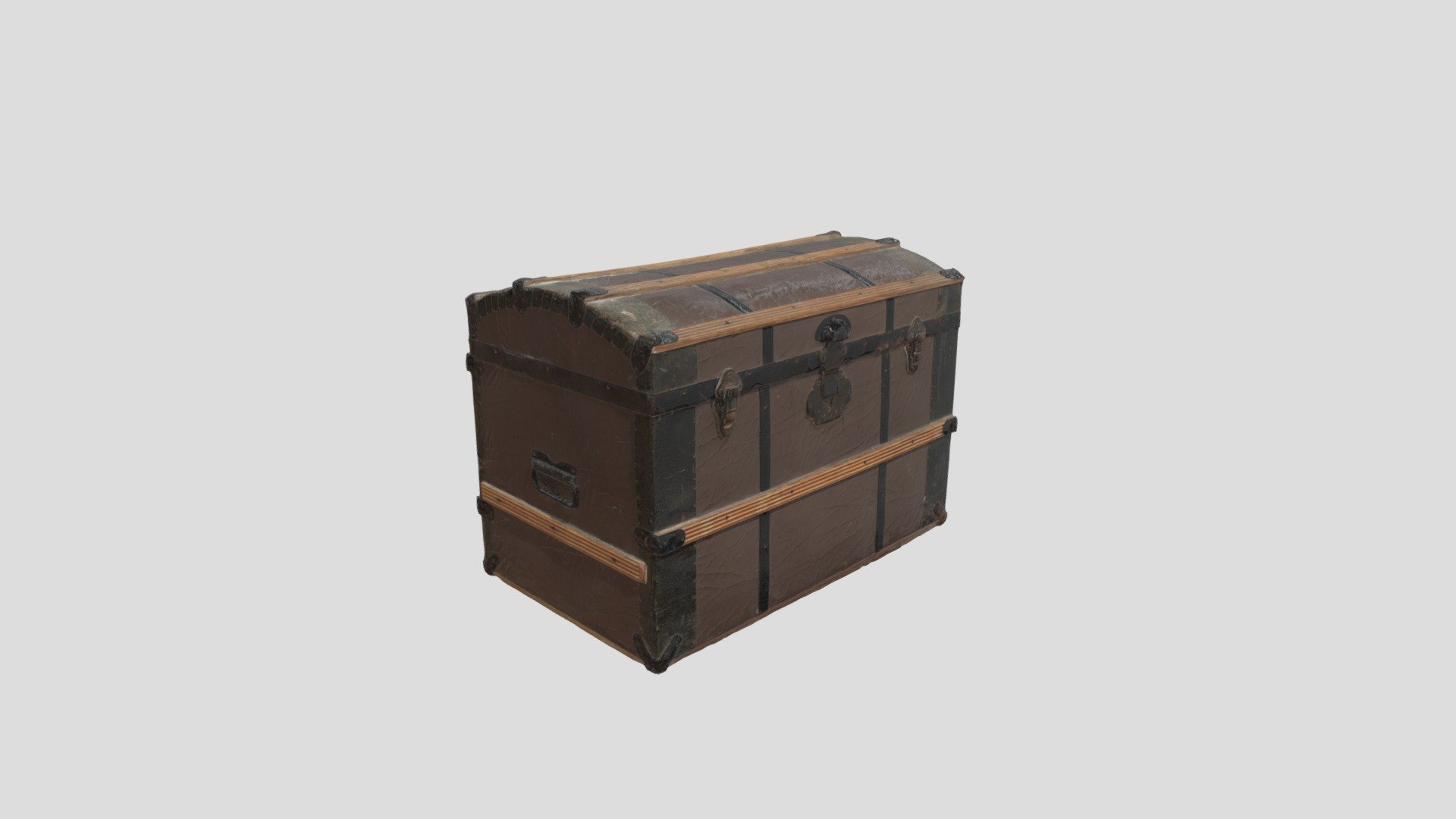 Leather Wooden Chest - 3D scan Quixel Megascans - Download Free 3D ...