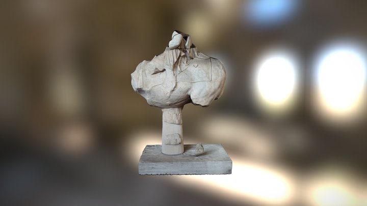 Statua equestre al Colosseo 3D Model