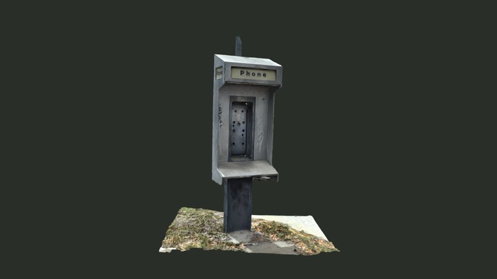 Phone Booth 3D Model
