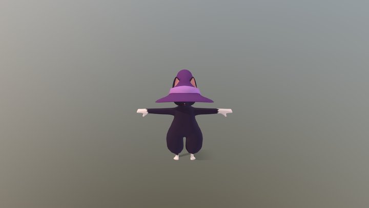 Raven texture and uv test 3D Model