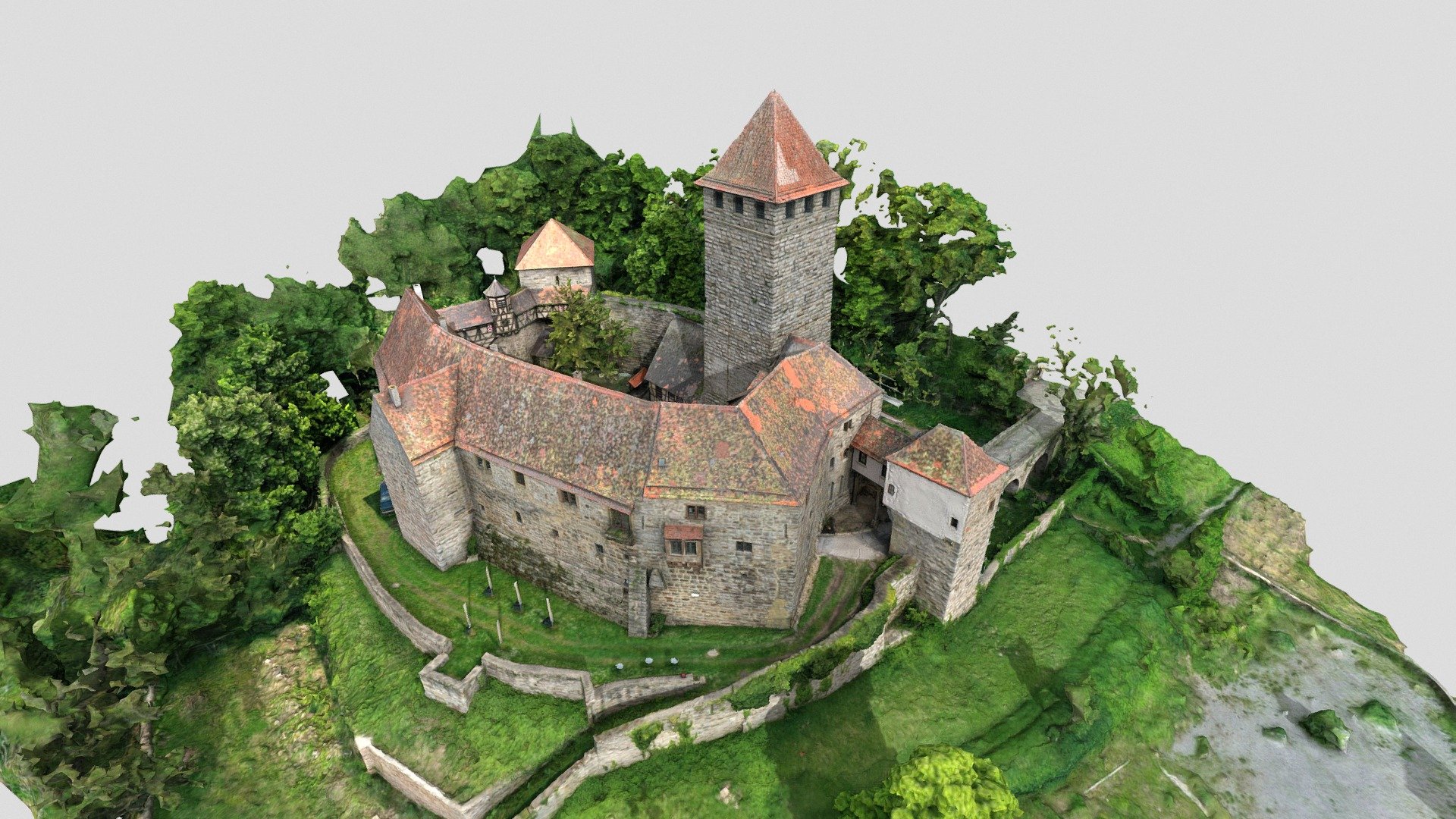 Burg Lichtenberg 3D model by denkmalkbbm [36761d7] Sketchfab