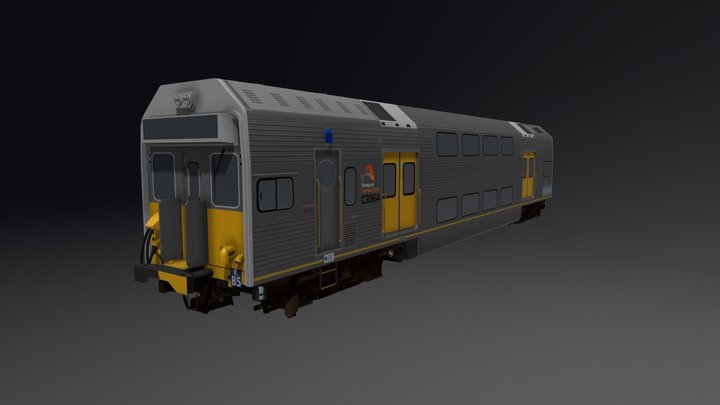 Sydney Trains K Set Test Upload - C3564 3D Model