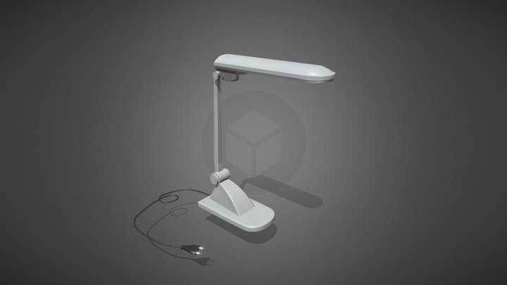 Table Lamp Low Poly 3D Model