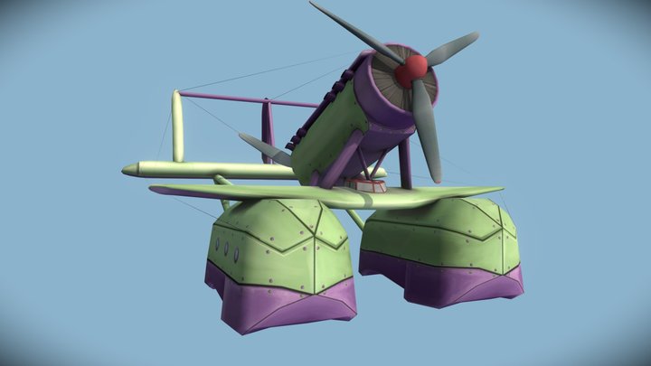 Game Art 1_ FlyingCircus 3D Model