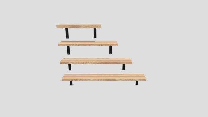 Floating Wall Shelf Modern Kit – Modelo 3D gratuito STL