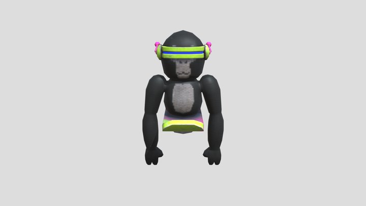 Gorilla Tag RC Plush 3D Model
