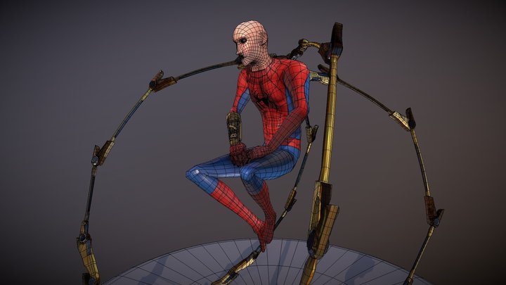 Spiderman Into The Spiderverse: Suit1 3D Model