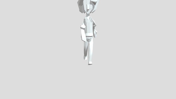 Teacher Model With Walk Anim 3D Model