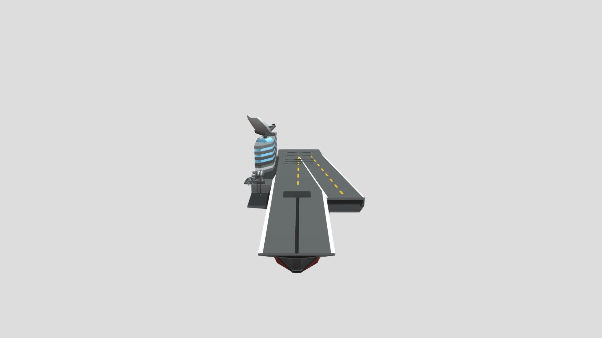 Low-poly Aircraft Carrier