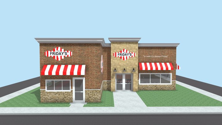 Restaurant (Friday) – Modello 3D gratuito STL