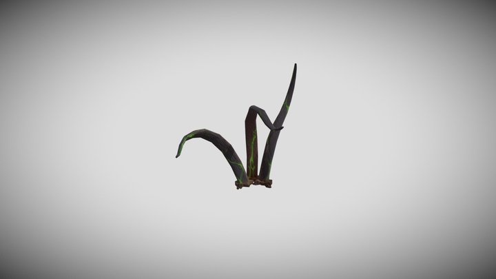 "Wicked Tendrils" Wiggle and Whip Animations 3D Model