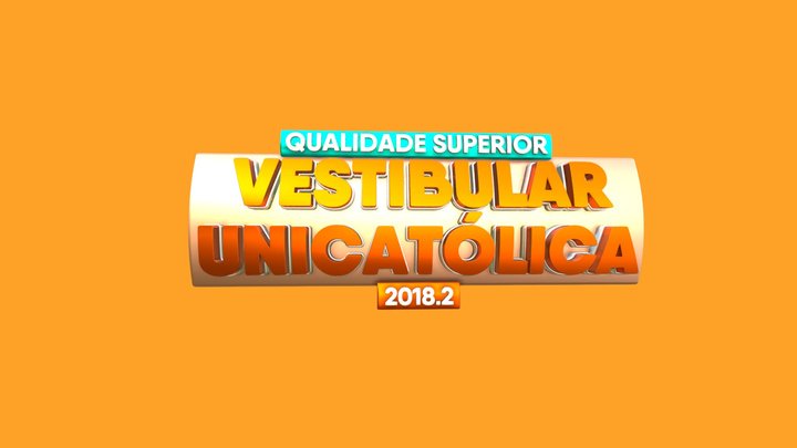 Vestibular 2018.2 - UNICATÓLICA Quixadá 3D Model