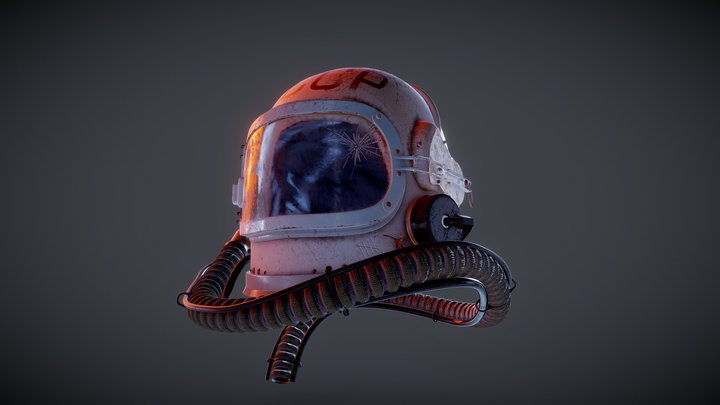 Space Helmet Study 3D Model