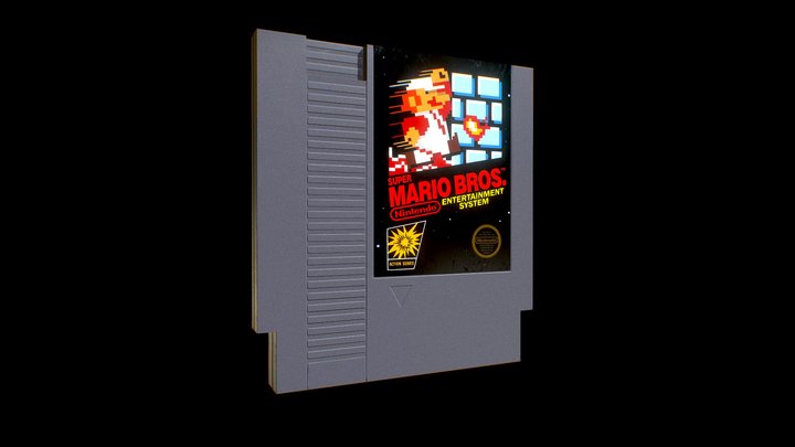 NES Cartridge 3D Model