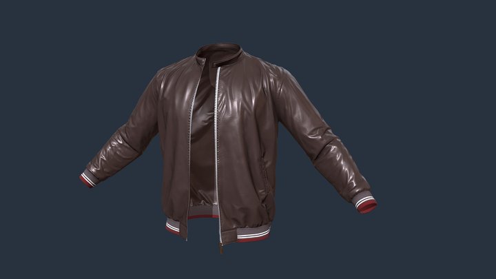 WindBreaker Jacket 3D Model