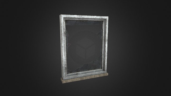 Broken Window 03 3D Model