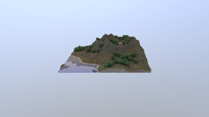 Montagne et fôret 3D Model