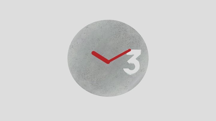 1 hodiny Numbers M 3D Model