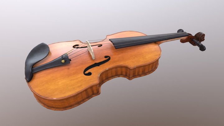Violin 3D Model