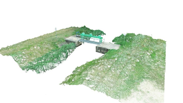 Wehranlage 3D Model