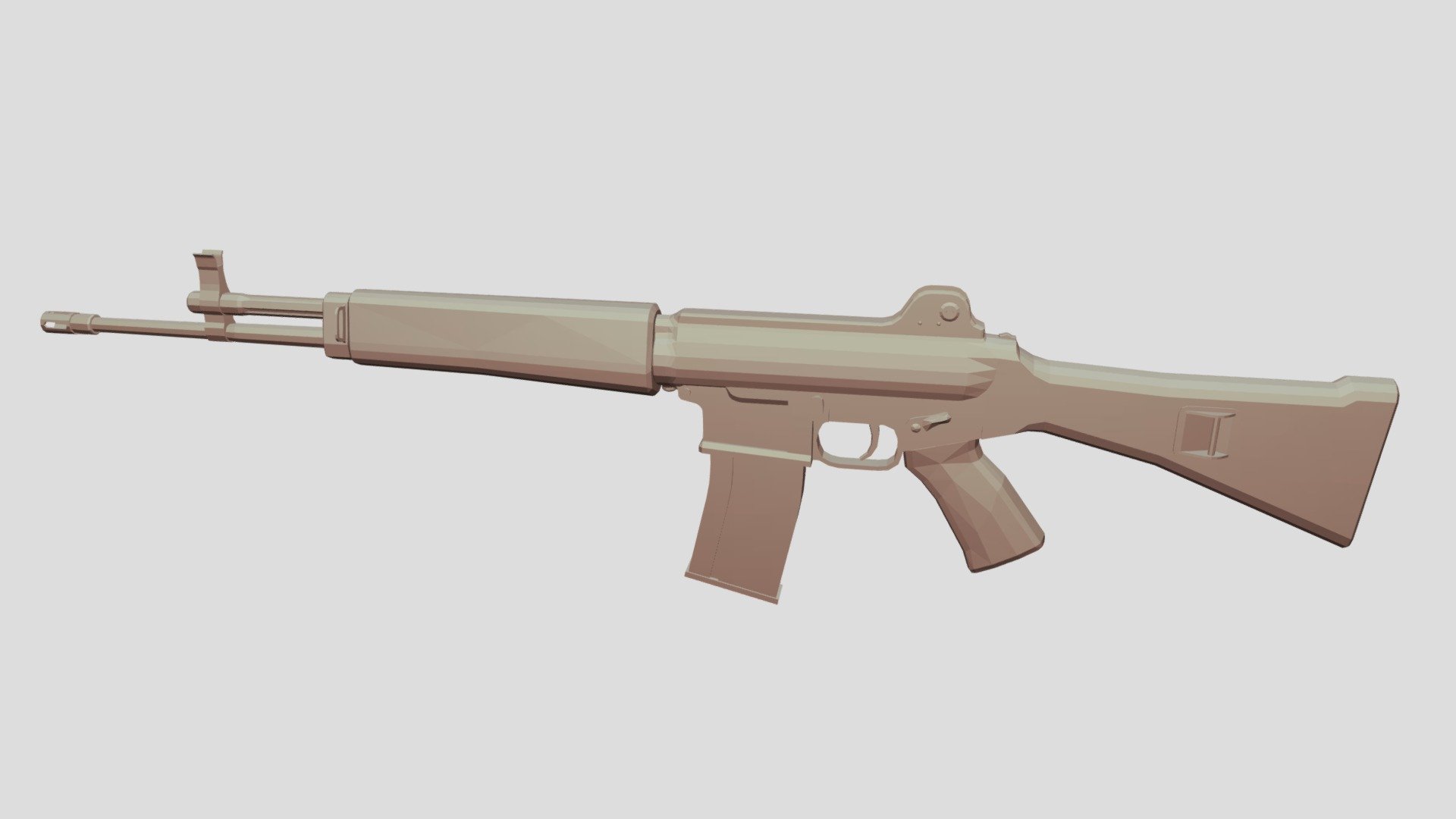 Western_ServiceRifle — Sketchfab embed 3D viewer
