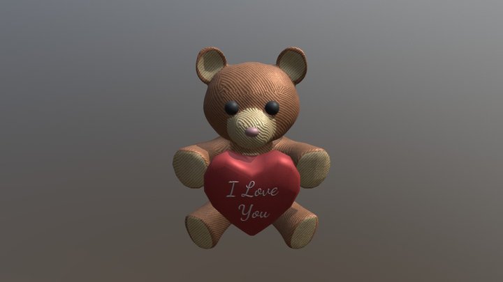 Teddy Bear 3D Model
