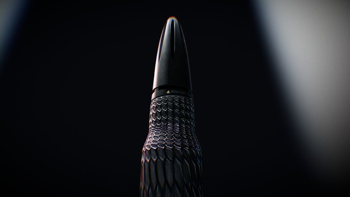 Sci-Fi Bullet 3D Model