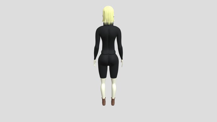 Female Character 3D Model