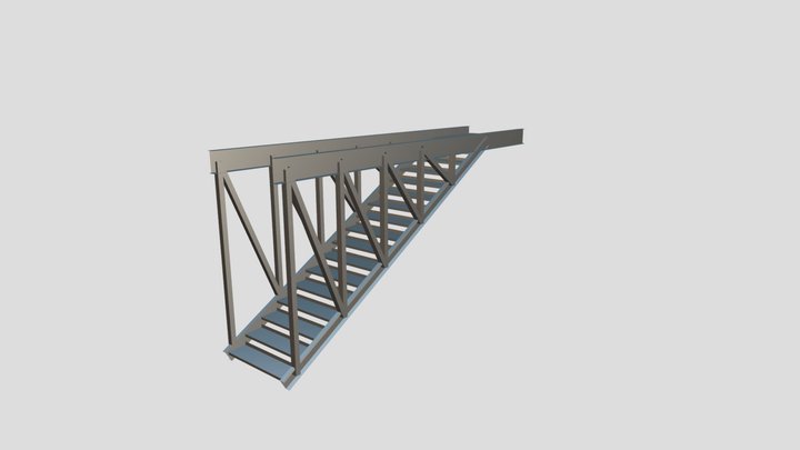 Escada Podium 3D Model