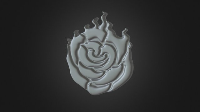 Ruby Rose Emblem 3D Model