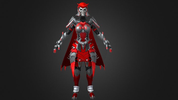 Lady of Blood Outfit PUBG Mobile – Modello 3D gratuito STL