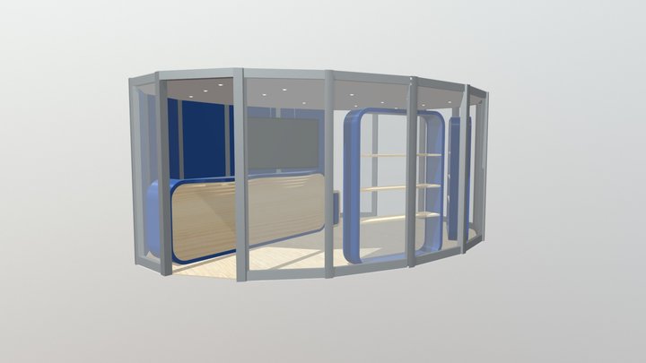 Banchetto TIM Centro Sicilia Rev2 3D Model