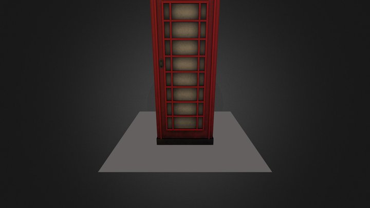 London Phonebooth 3D Model