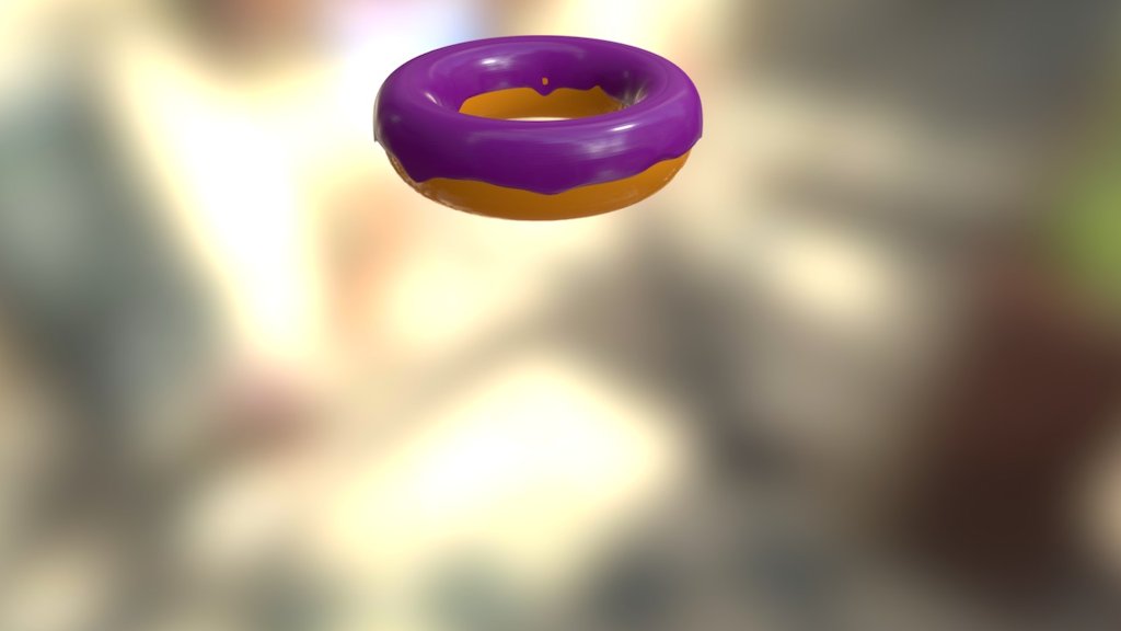 Donut — Sketchfab embed 3D viewer